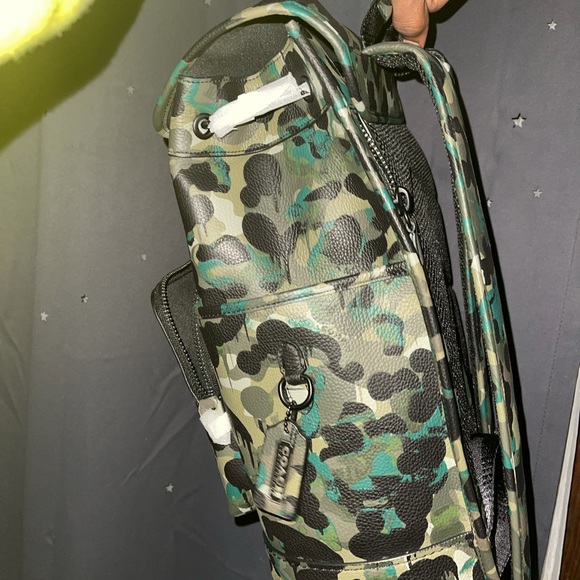COACH AUTHENTIC Army camouflage leather book bag NEW! NEW! NEW! main image 5